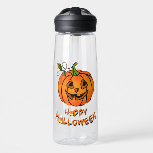 Happy Halloween pompoen suikermaïs Waterfles