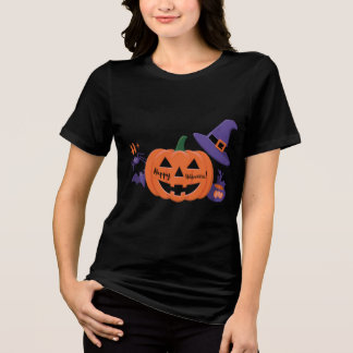 Happy Halloween Pompoen Vrouwen T-Shirt