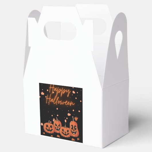 Happy Halloween Postcard Bedankdoosjes (Geopend)