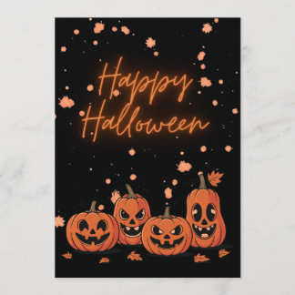 Happy Halloween Postcard Kaart