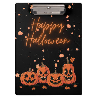 Happy Halloween Postcard Klembord