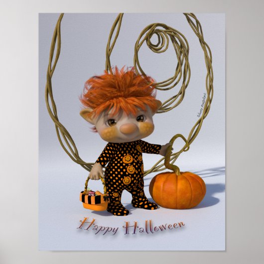 Happy Halloween Poster (Voorkant)