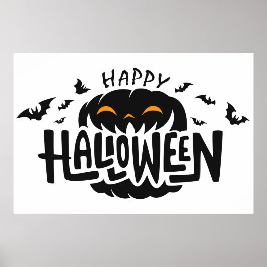 Happy Halloween Poster (Voorkant)