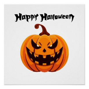 Happy Halloween Poster brillant