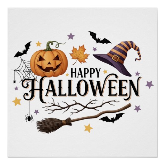 Happy Halloween Poster Perfect Poster (Voorkant)