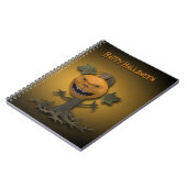 Happy Halloween Pumpkin-boom Notitieboek (Linkerzijde)