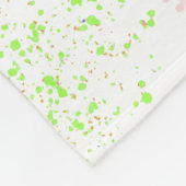 Happy halloween pumpkin fleece deken (Hoek)