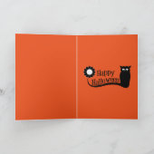 Happy Halloween Pumpkin Kaart (Binnen)