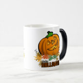 Happy Halloween Pumpkin Magische Mok (Voorkant rechts)