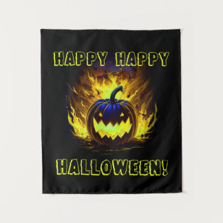 Happy Halloween Pumpkin Wandkleed