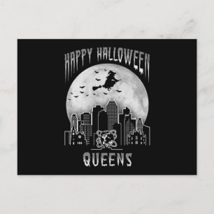Happy Halloween Queens New York Briefkaart
