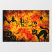 Happy Halloween Raamsticker (Vel)