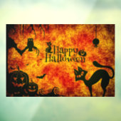 Happy Halloween Raamsticker (Vel 3)