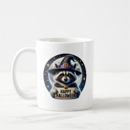 Happy Halloween Raccoon Mug, Animal Gift Koffiemok