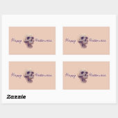 HAPPY HALLOWEEN RECTANGLE Sticker (Vel)