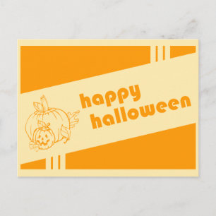 Happy Halloween : Retro : Briefkaart