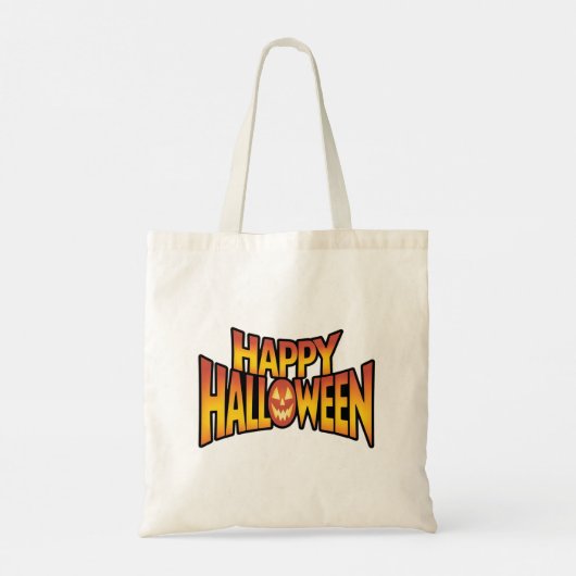 Happy Halloween Retro Trick or treat Tote Bag (Achterkant)