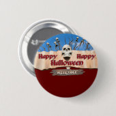 Happy Halloween Ronde Button 5,7 Cm (Voorkant /achterkant)