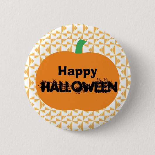 Happy Halloween Ronde Button 5,7 Cm (Voorkant)