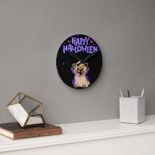 Happy Halloween Ronde Klok