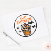 Happy Halloween Ronde Sticker (Envelop)