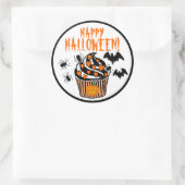 Happy Halloween Ronde Sticker (Tas)
