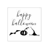 Happy Halloween Rubber Stamp Rubberstempel (Afrduk)