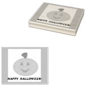 Happy Halloween Rubberstempel (Gestempeld)