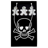 Happy Halloween Sac cadeau, Crâne (Dos)