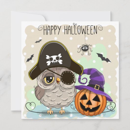 Happy Halloween Save The Date (Voorkant)