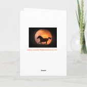 Happy Halloween Scary Owl Kaart (Achterkant)