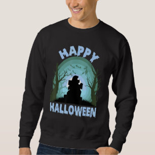 Happy Halloween Scary Tombstone Trui