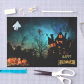 Happy Halloween Scary Witch, Ghost en Pumpkins Tissuepapier (Craft)