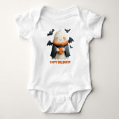 Happy Halloween Schattige Ghost Design Romper (Voorkant)