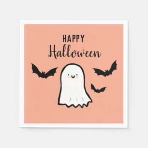 Happy Halloween Schattigee spookvleermuizen Servet