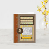 happy halloween ( scrapbook ) kaart (Gele Bloem)