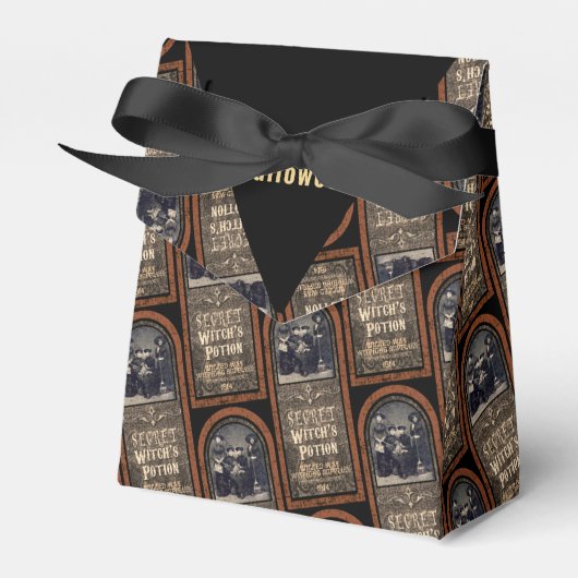 Happy Halloween "SECRET WITCHES POTION" Bedankdoosjes (Voorkant Zijde)