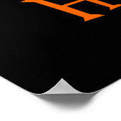 Happy Halloween Silhouette Landscape Poster (Hoek)