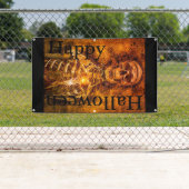 Happy Halloween Skeleton Art bannière extérieure (En situation)