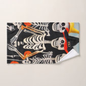 Happy Halloween Skeletons (Serviette à main)