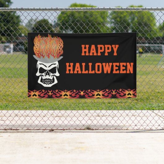 Happy Halloween Skull Spandoek (Insitu)