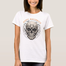 Happy Halloween Skull T-shirt