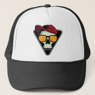 Happy halloween skull trucker pet