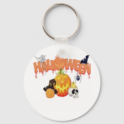 Happy Halloween Sleutelhanger (Voorkant)