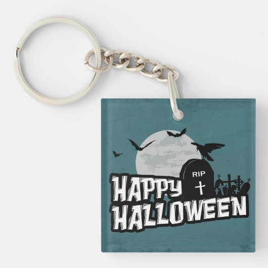 Happy Halloween Sleutelhanger (voorkant)