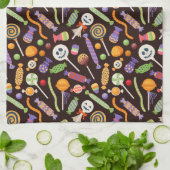 Happy Halloween Snoep Kitchen Towel Theedoek (Gevouwen)