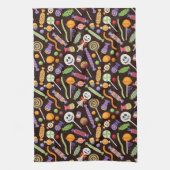 Happy Halloween Snoep Kitchen Towel Theedoek (Verticaal)