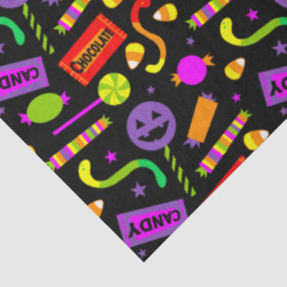 Happy Halloween Snoep Pattern Tissuepapier