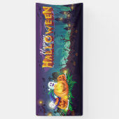 Happy Halloween Spandoek (Verticaal)