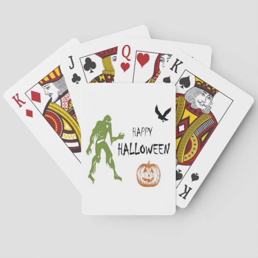 Happy Halloween Speelkaarten (Achterkant)